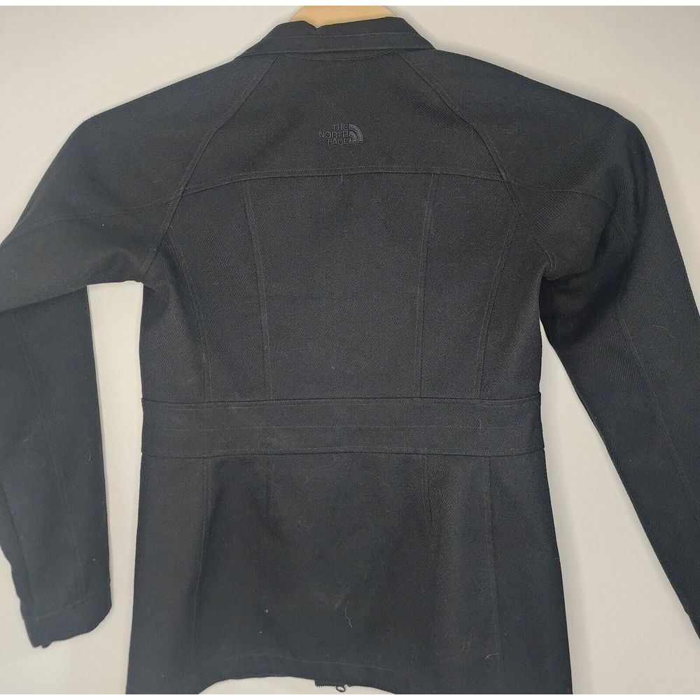 The North Face Womens Size M Black Polyester Jacket/Coat/Pea Coat - Picture 3 of 12